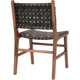 Perugia Esszimmerstuhl - Teak und Leder