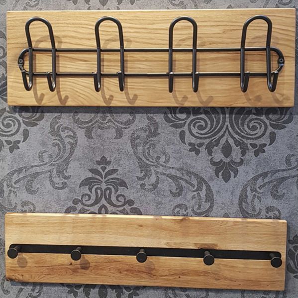 Wandpaneel-Set mit 8 Haken und 5 Knöpfen | Design Royal Oak