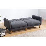 Dreisitziges Sofa Del Sofa | 210 x 82 x 85 cm | Anthrazit