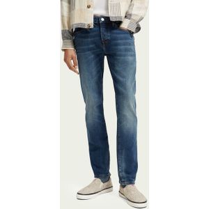 Jeans - Mid-Blauw - Katoen met Elastane - Regular Slim Fit