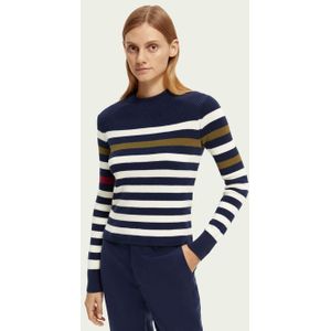 Scotch & Soda Gestreepte trui van biologisch katoen
