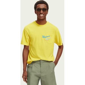 T-shirt met borstzak Gele kleding kopen? | Goedkope collectie online |  beslist.nl