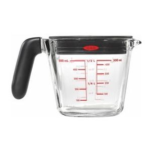 OXO - Maatbeker met deksel glas, 500 ml