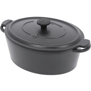 Fontignac Main Libres Braadpan - Ovaal - 29 cm - Zwart