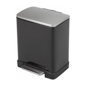 EKO E-Cube Prullenbak - 12 l - Zwart