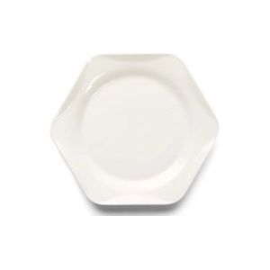 Taartbord Essenza Sculpture Cake plate Off White 17 cm (Set van 4)