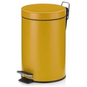 Prullenbak Kela Monaco Pedaal 3L Curry Yellow