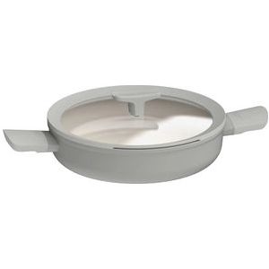 Braadpan BergHOFF Leo Recycled Balance met Deksel en 2 korte Grepen Antikleef 26 cm Moonmist Gray