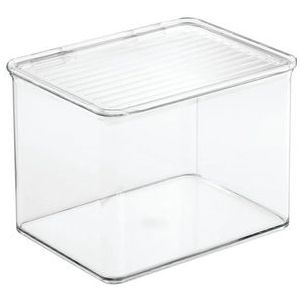 Opbergbox iDesign Kitchen Binz Met Deksel Stapelbaar 14,2 x 17,2 cm