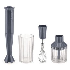 Staafmixer 4-Delige Set Alessi Plisse Grey