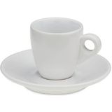 Espresso Kop en Schotel Set, Wit - Kelas-sMattia