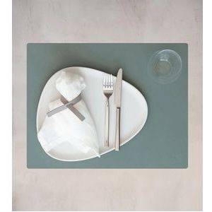 Placemat Lind DNA Square L Nupo Pastel Green (Set van 4)-35 x 45 cm