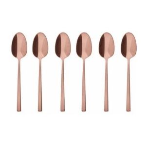 Theelepel Sambonet Rock Mirror PVD Copper (6-delig)
