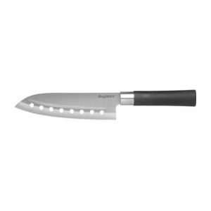 DiNA Santoku mes met gaten Codon 17cm - Zwart -