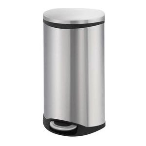 EKO Shell Bin Prullenbak - 30 l - Mat RVS