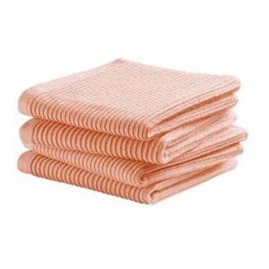 Vaatdoek DDDDD Basic Pastel Peach (Set van 4)