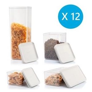Voorraadpot Bodum Bodum Canteen White (Set van 12)
