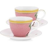 Espressokop Pip Studio La Majorelle Pink 120 ml (Set van 2)