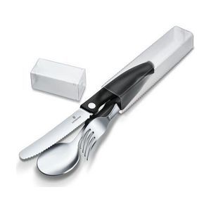 Bestekset Victorinox Swiss Classic Zwart (3-Delig)