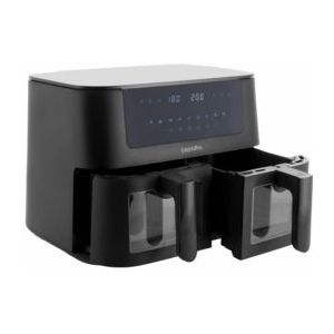 GreenPan - Bistro dubbele airfryer - 4L+4L - 9 programma's - zwart - PFAS-vrij