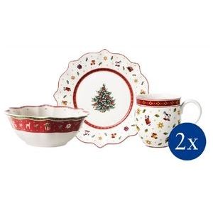 Villeroy & Boch Toy's Delight Ontbijtset voor 2 - 6 delig - Wit