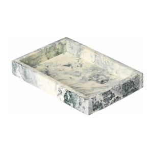 Dienblad Ferm Living Mist Emerald Off-White 15 x 20 cm