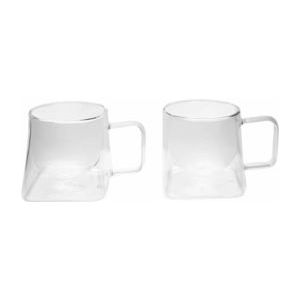 Leopold Vienna - Dubbelwandig koffieglas Otto set van 2 stuks