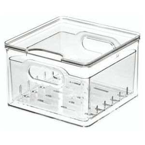 Opbergbox voor Fruit Klein iDesign The Home Edit Transparant (15,2 x 15,2 cm)