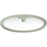 Balance Deksel, 32 cm, Sage, Glas, Siliconen - BergHOFFs-sLeo Line