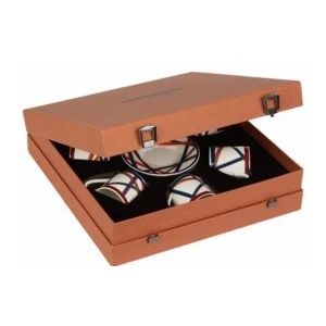 Kop & Schotel Missoni Luxury Gift Box Nastri Multicolor 120 ml (Set van 6)