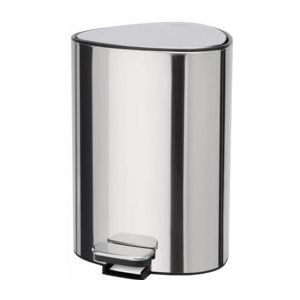 Joseph Joseph - EasyStore Luxe Prullenbak met Pedaal 5 liter - Roestvast Staal - Zilver