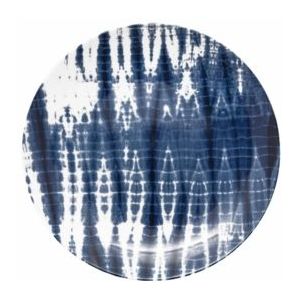 vtwonen - Tie-Dye - Dinerbord - Diepblauw - Set van 4