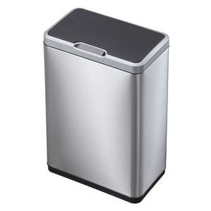 EKO afvalbak Recycle Mirage Sensor Bin 2x20L Mat RVS