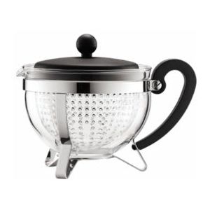 Bodum - Chambord - Theepot - Zwart - Roestvrij Staal - 1L