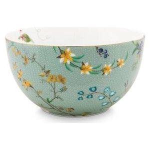 Kom Pip Studio Jolie Flowers Blue 12 cm (Set van 6)