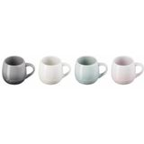 Le Creuset - Tazas Coupe - Mok - 320 ml - Set van 4