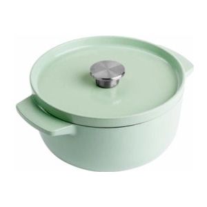 Braadpan KitchenAid Cast Iron Pistachio 22 cm
