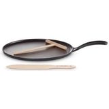 Le Creuset - Pannenkoekenpan Tradition - Mat Zwart - Gietijzer