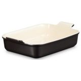 Le Creuset - Ovenschaal - Ebbenzwart - Rechthoek - 26 x 19 cm