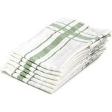 Theedoek Libeco Camaret Green Linnen (Set van 6)