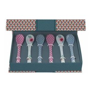 Theelepel Giftset Pip Studio Oriental Flower Festival Blue (Set van 6)