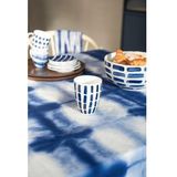 vtwonen - Painted - Mok - Wit - XL - Set van 4 - 400 ml