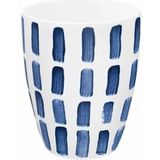 vtwonen - Painted - Mok - Wit - XL - Set van 4 - 400 ml