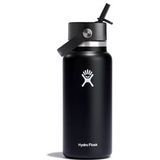 Thermosfles Hydro Flask Wide Mouth Flex Straw Cap Black 946 ml