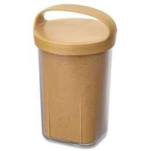 Snackcontainer Koziol Bio-Circulair Buddy ISO met Deksel 550 ml Bruin