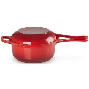 Steelpan Le Creuset Gietijzeren 2-in-1 Kersenrood 22 cm