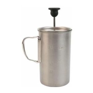 Snow Peak - Titanium French Press - Koffiekan - Zilver - RVS - 0,7 Liter