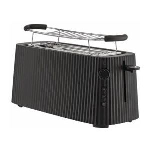 Broodrooster Alessi Plissé Long Toaster Black