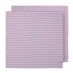 Theedoek Pip Studio Stripes Lilac 65 x 65 cm (Set van 2)