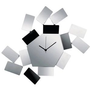 Klok Alessi Stanza Scirocco Stainless Steel 46 X 33